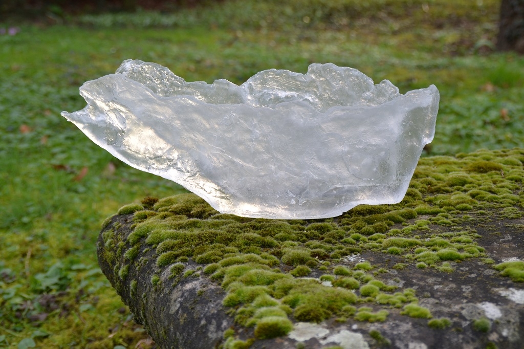 Ecume, vasque de cristal