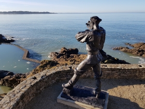 Le Capitaine Nemo (installation à Billiers 56), sculpture E. Cibot