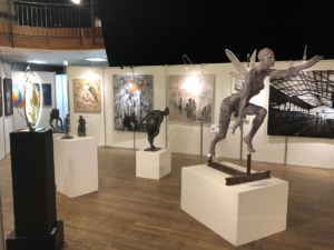 Exposition des sculptures d'Elisabeth Cibot